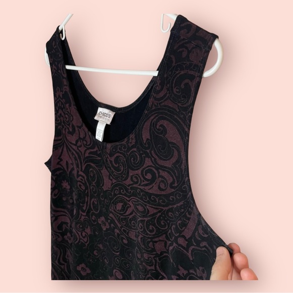 Chicos Travelers Sleeveless Top - Picture 4 of 7